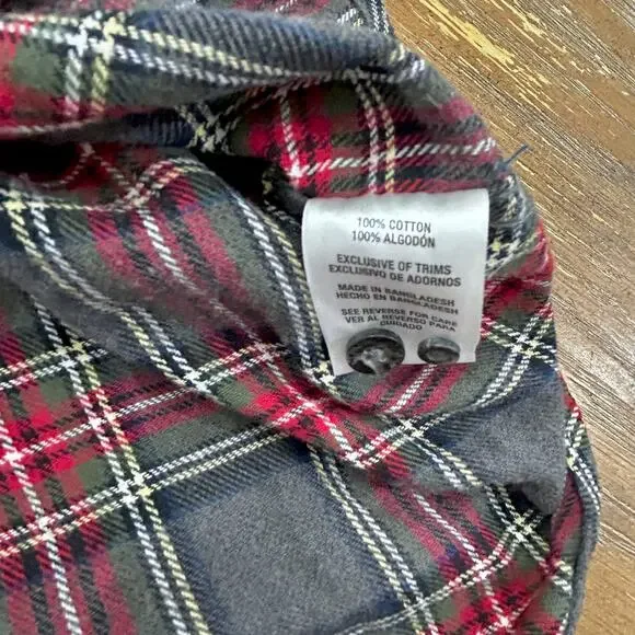 TWO Woolrich Long Sleeve Button Downs 100% Cotton Flannel Men L Shirt Red Gray - Picture 6 of 11